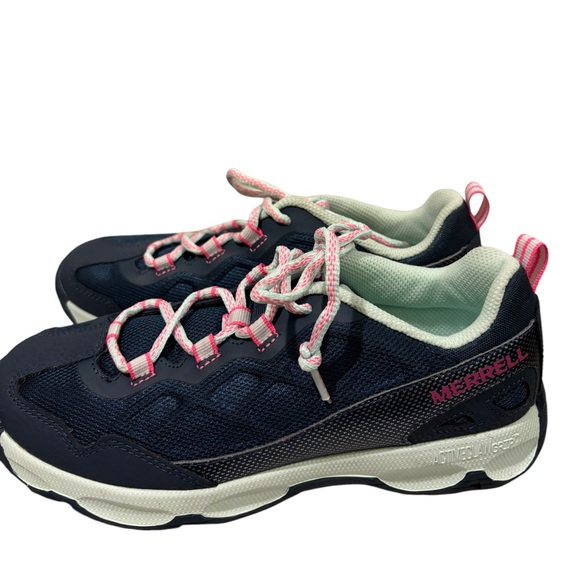Merrell Chameleon Low 2.0 Womens Blue Pink Lace Up Outdoor Hiking Sneaker size 5 - Picture 5 of 8